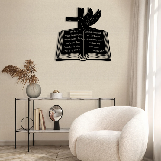 Custom Cross Metal Sign, Personalized Iron Plate Decor, Rustic Farmhouse Family Name Sign, Outdoor Indoor Durable Customized Plaque for Home Bar Garage Gift