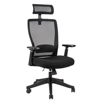Ergonomic Mesh Office Chair- High Back with Headrest Enlarged Cushion