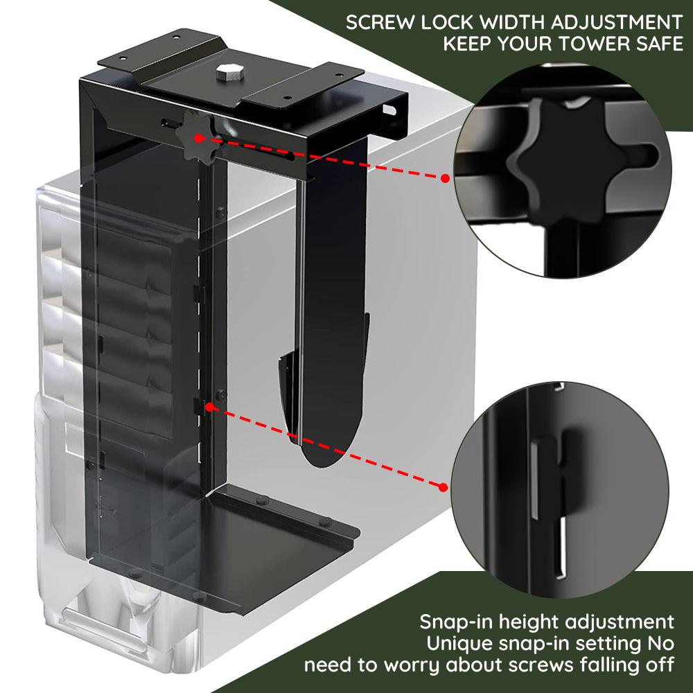 CPU Holder Under Desk Mount - Sinfinate