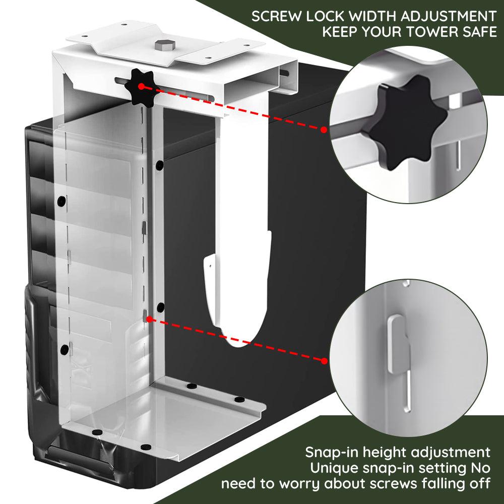 CPU Holder Under Desk Mount - Sinfinate