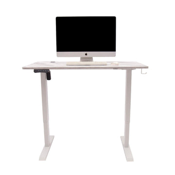 Electric Standing Desk-47x24 Inch-White - Sinfinate