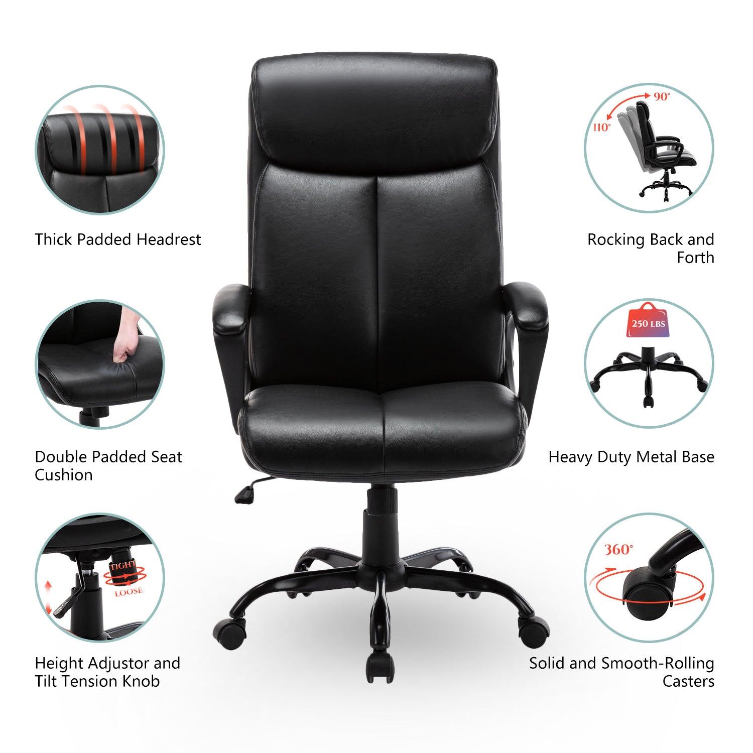 Leather Office Chair - Sinfinate