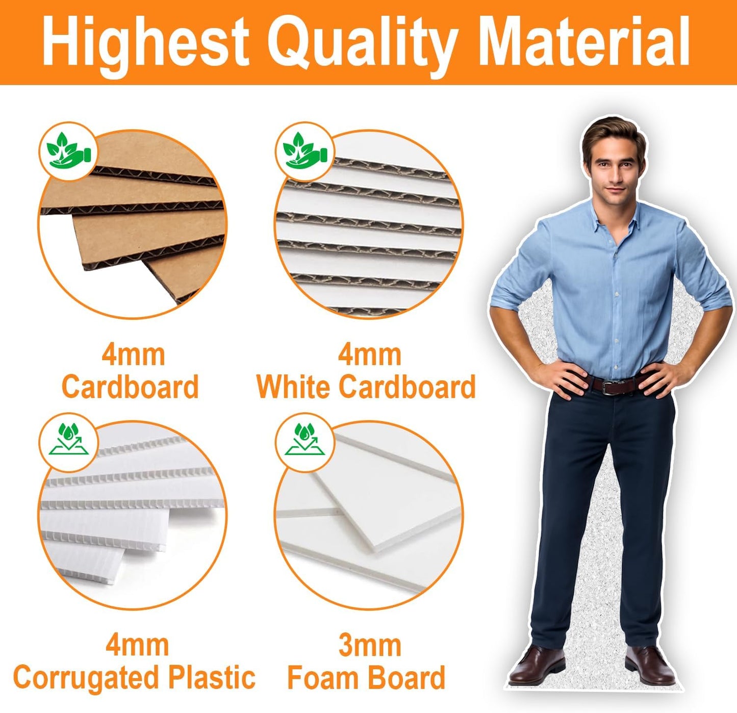 Custom Life-Size Cardboard Standup Cutouts
