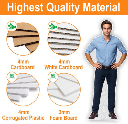 Custom Life-Size Cardboard Standup Cutouts