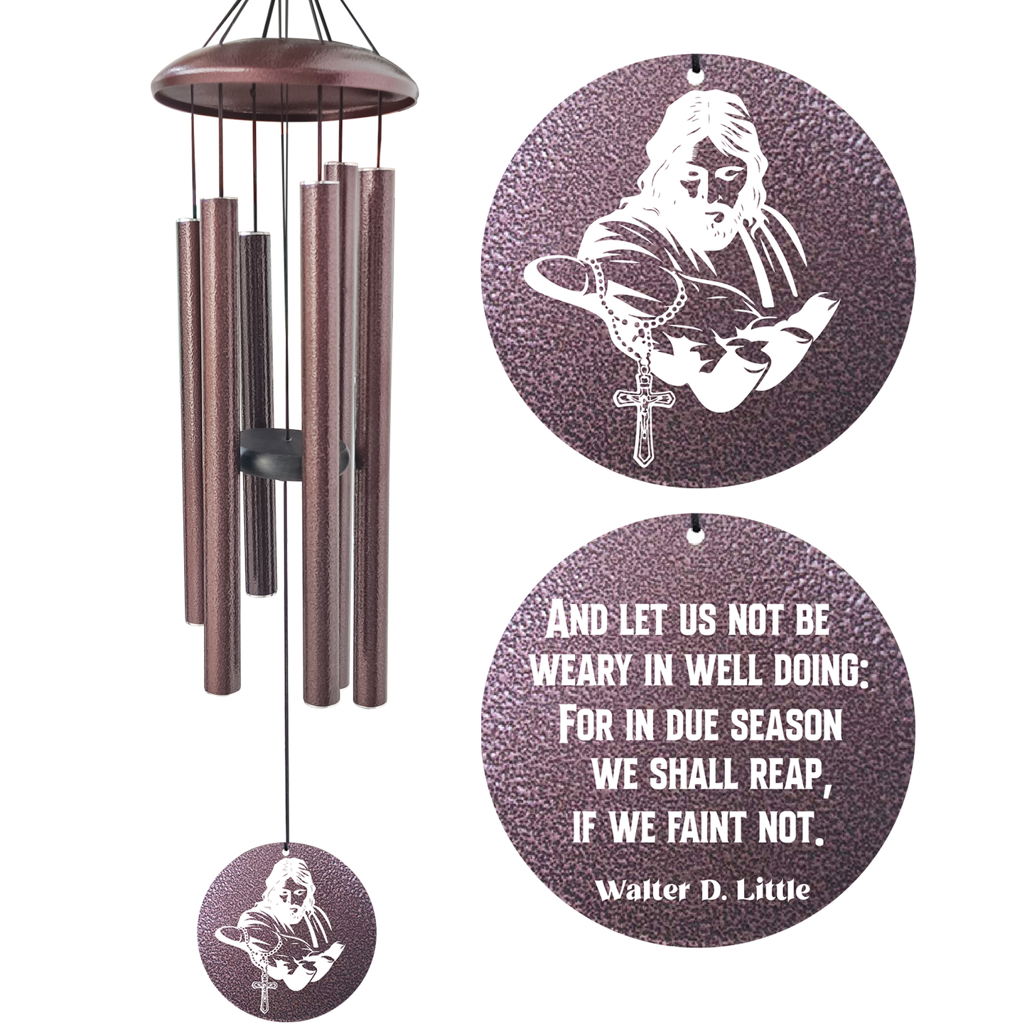Personalized Bible Verse Wind Chimes | Made in USA