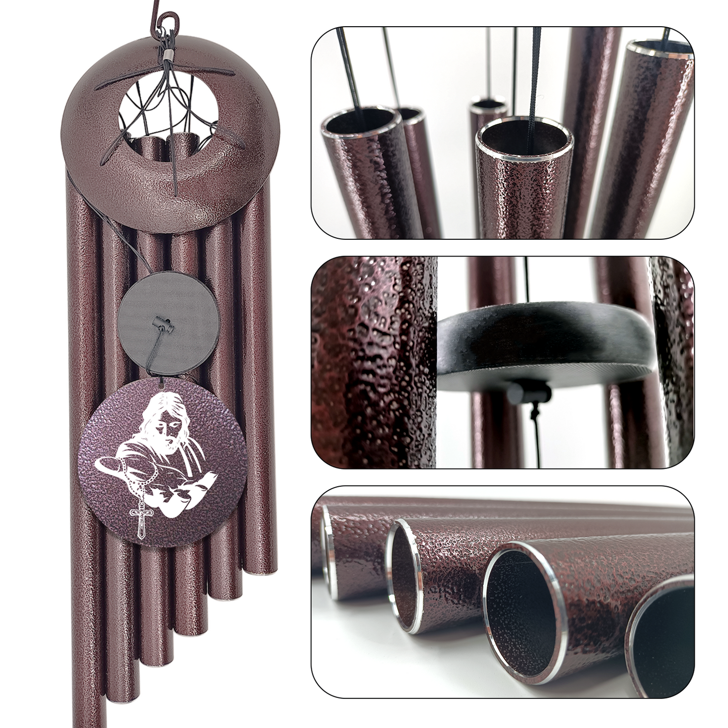 Personalized Bible Verse Wind Chimes | Made in USA