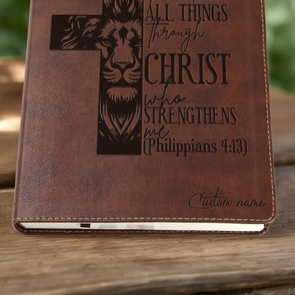 Personalized Engraved Bible, Personalized Name Engraving Gift for Church, Wedding, Baptism, Birthday