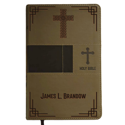 Personalized Engraved Bible, Personalized Name Engraving Gift for Church, Wedding, Baptism, Birthday
