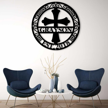 Custom Metal Cross Signs