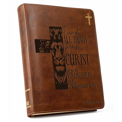 Personalized Engraved Bible, Personalized Name Engraving Gift for Church, Wedding, Baptism, Birthday