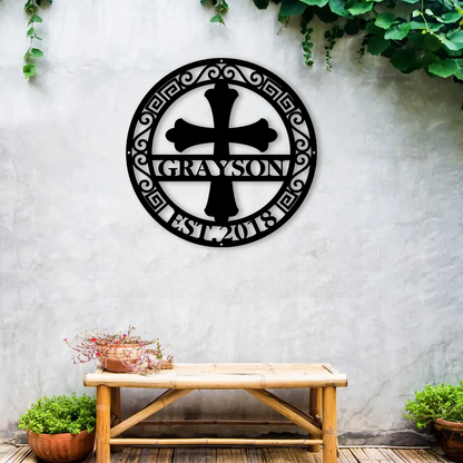 Custom Metal Cross Signs