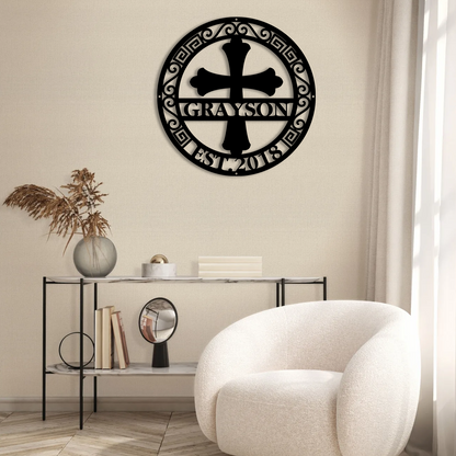 Custom Metal Cross Signs