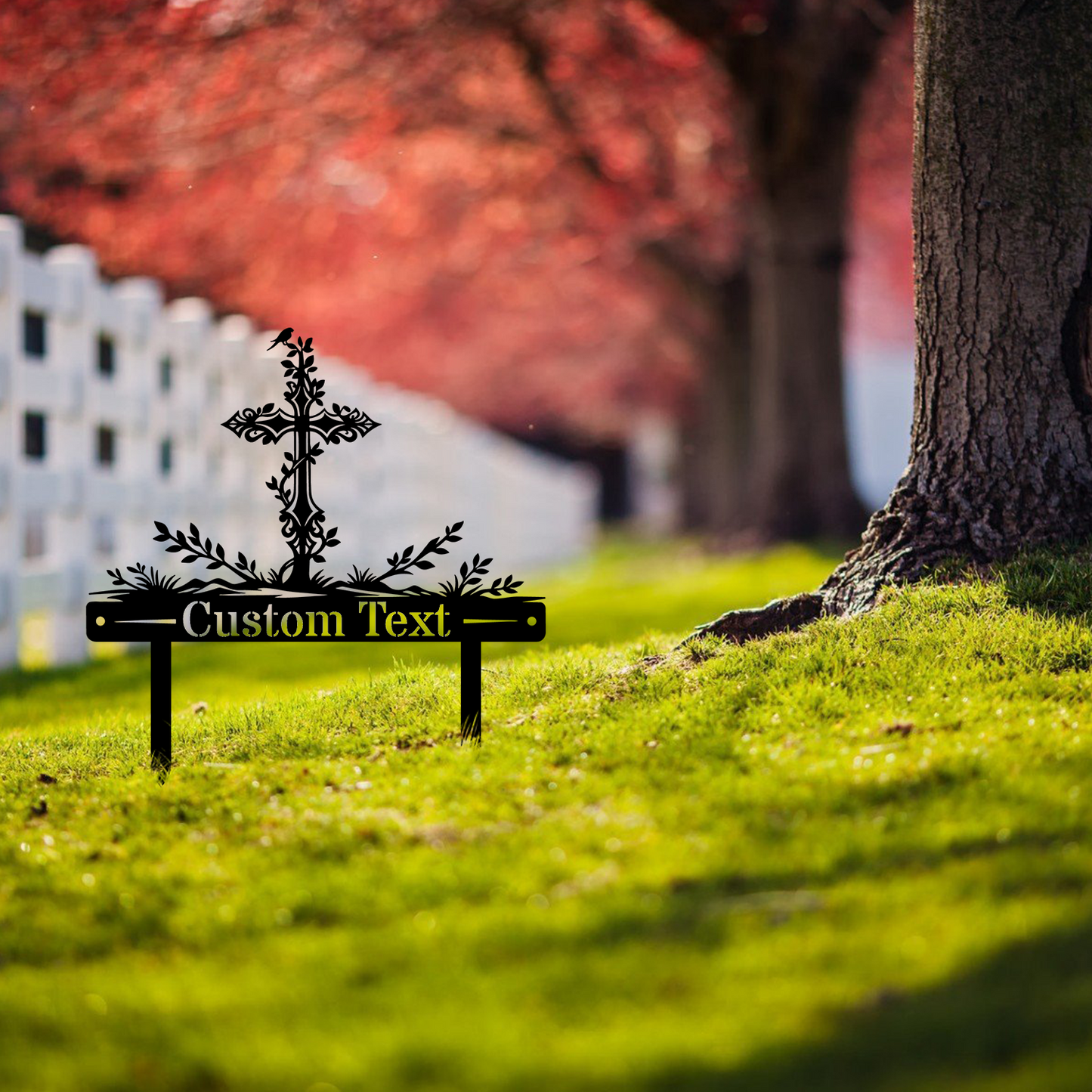 Custom Cross Metal Signs – Ideal for Church, Home & Memorial