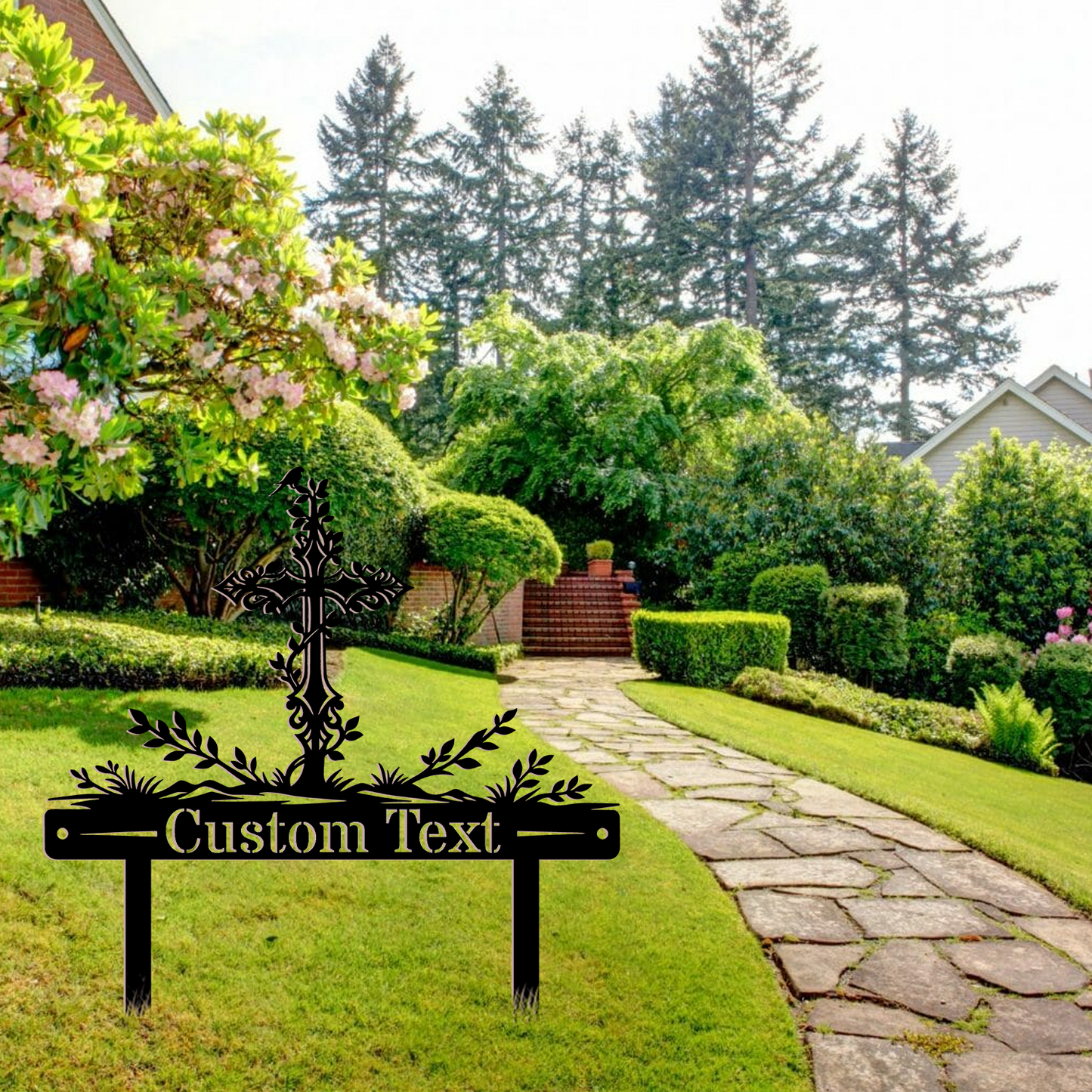 Custom Cross Metal Signs – Ideal for Church, Home & Memorial