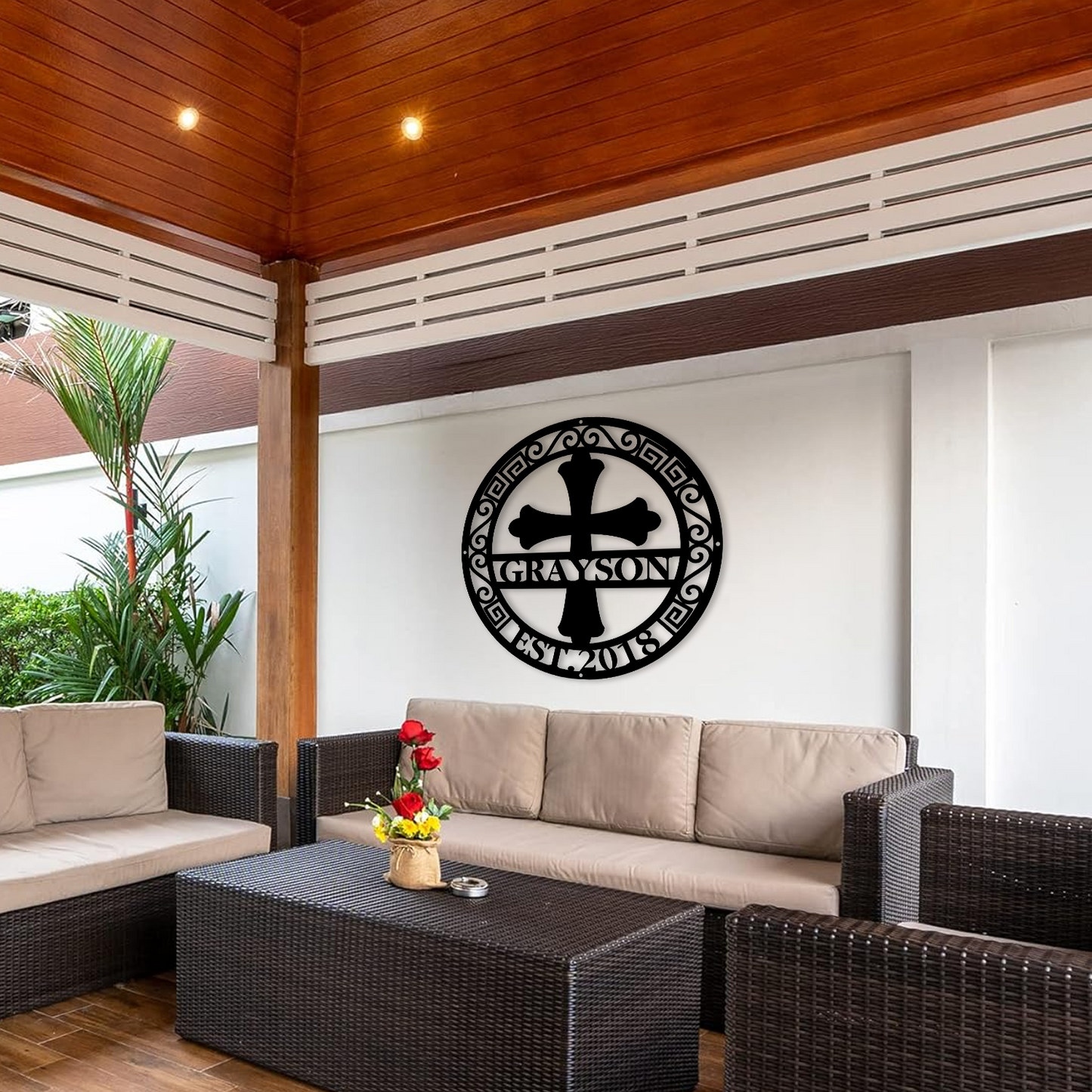 Custom Metal Cross Signs