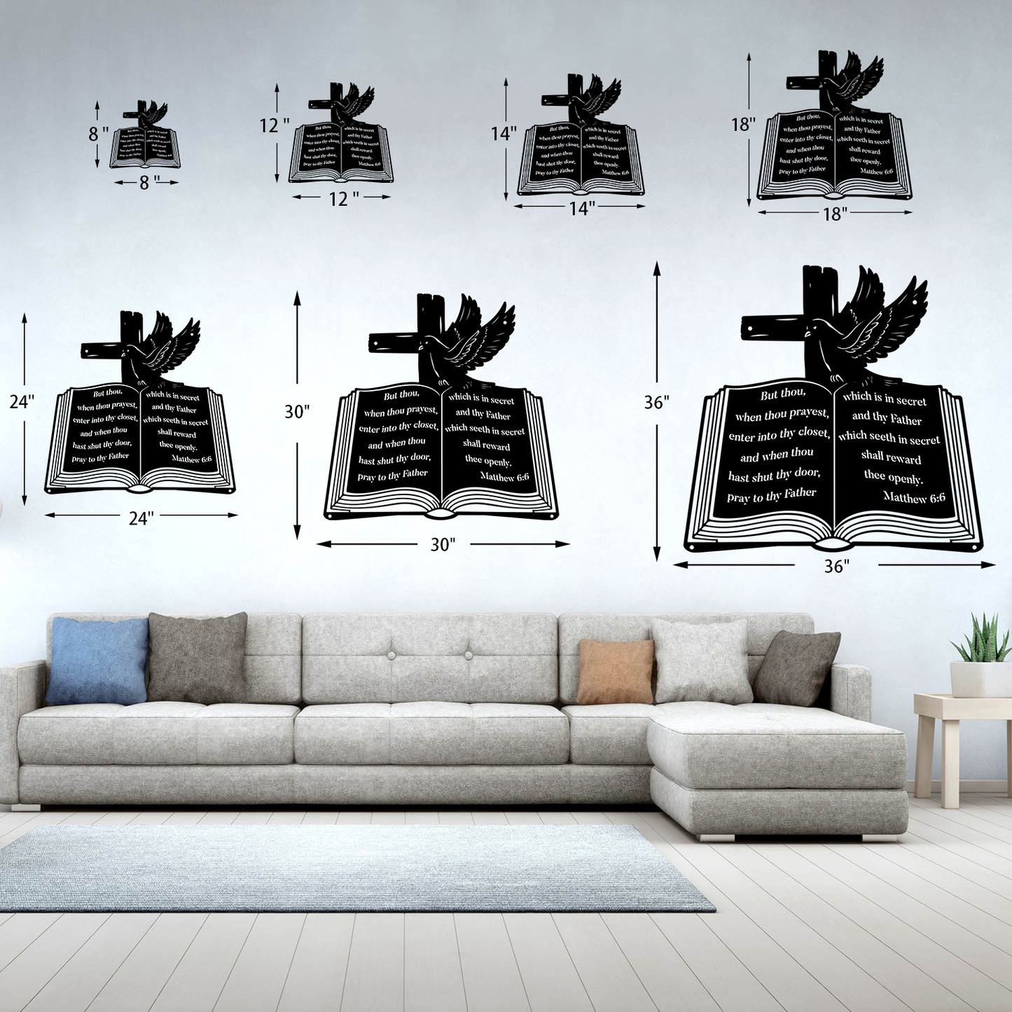 Custom Bird Metal Signs – Ideal for Church, Home & Memorial