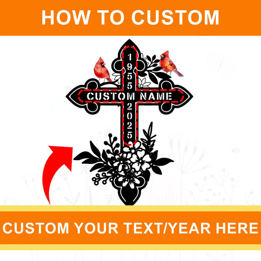 Custom Cardinal Metal Address Signs