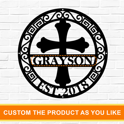 Custom Metal Cross Signs