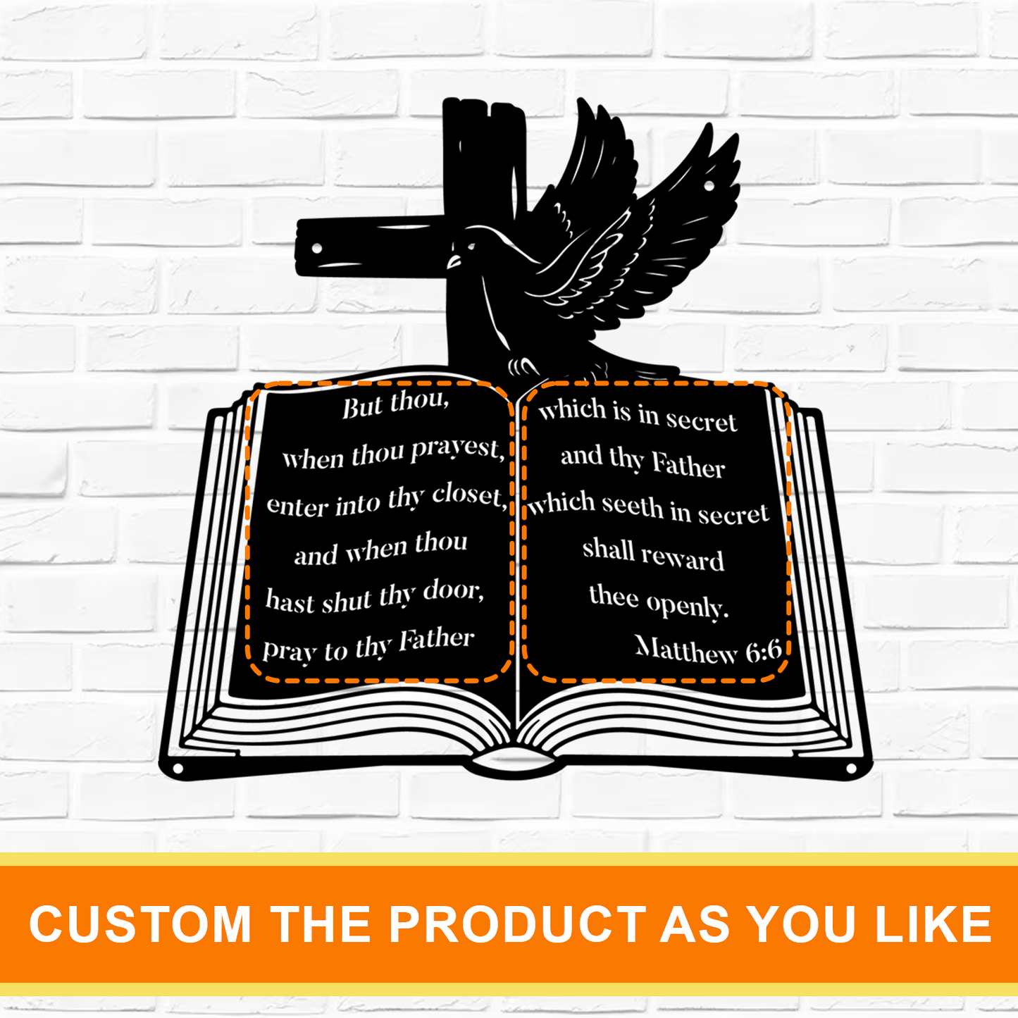Custom Bird Metal Signs – Ideal for Church, Home & Memorial