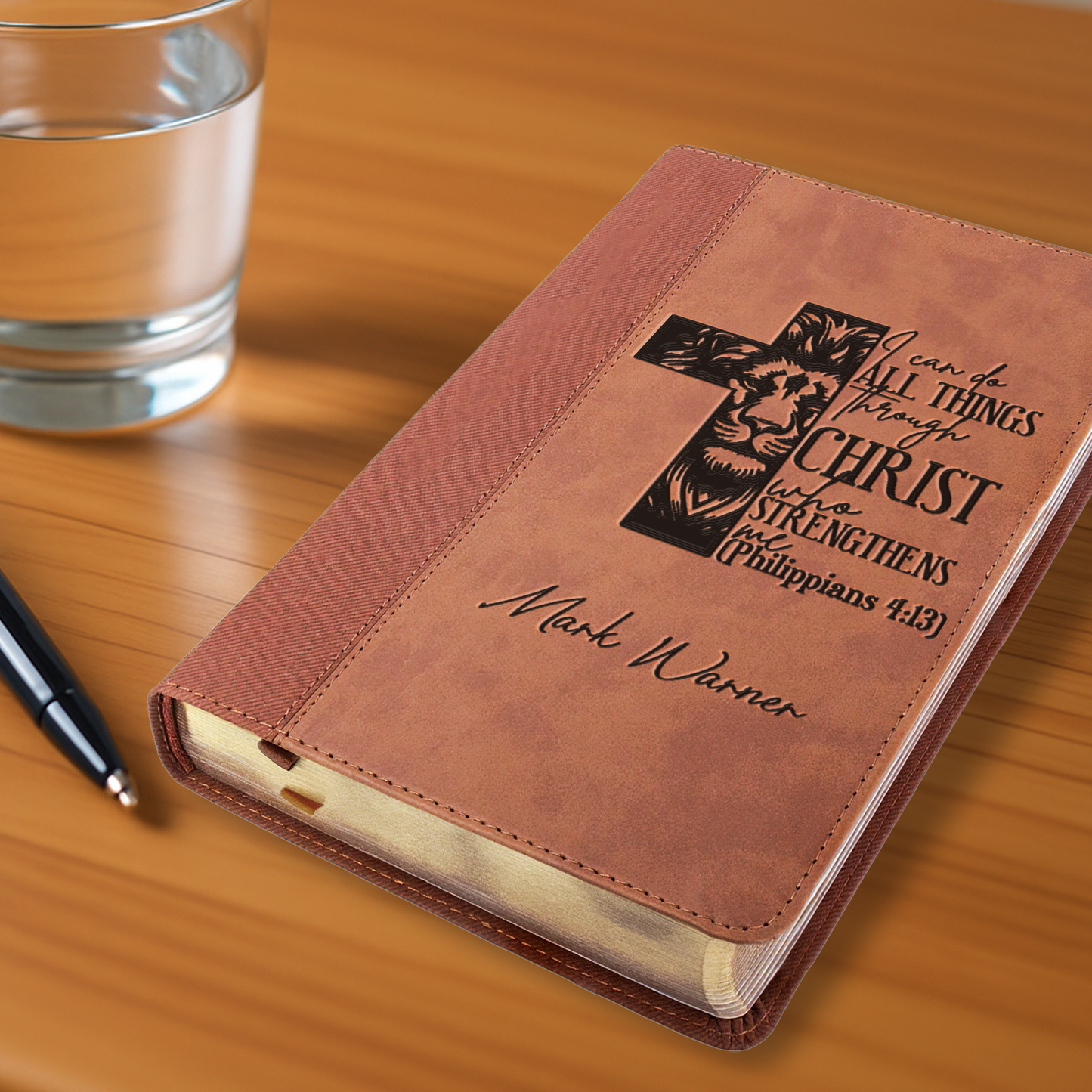 Personalized Engraved Bible, Personalized Name Engraving Gift for Church, Wedding, Baptism, Birthday
