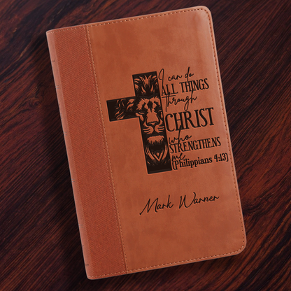 Personalized Engraved Bible, Personalized Name Engraving Gift for Church, Wedding, Baptism, Birthday