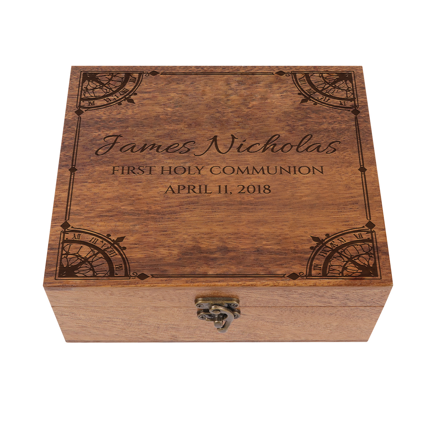 Custom Wooden Prayer Box – Personalized Memory Keepsake for Prayer Cards, Rosary & Scriptures – Handmade Christian Gift