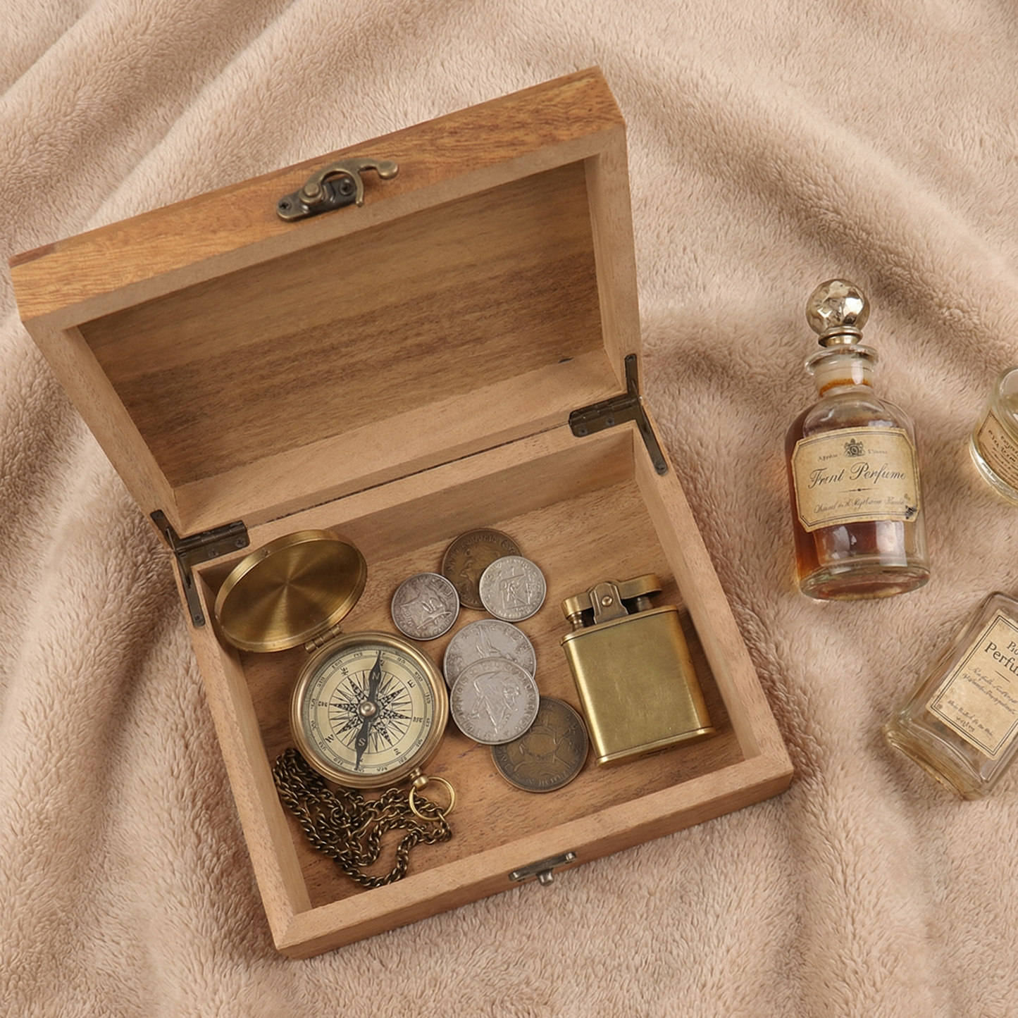 Custom Wooden Prayer Box – Personalized Memory Keepsake for Prayer Cards, Rosary & Scriptures – Handmade Christian Gift