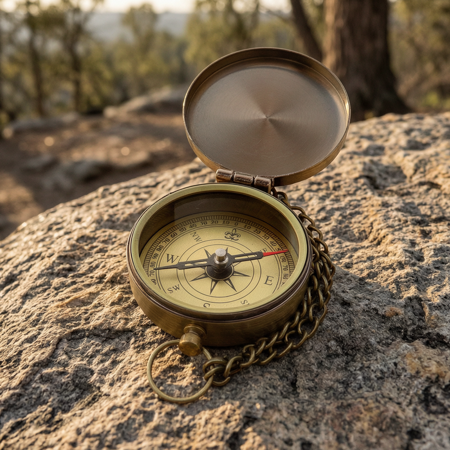 Custom Engraved Compass – A Faithful Gift for Baptism & Confirmation &Graduation