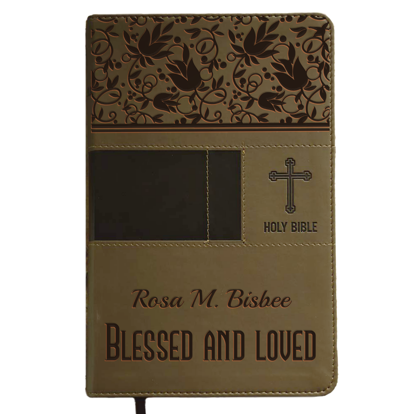 Personalized Engraved Bible, Personalized Name Engraving Gift for Church, Wedding, Baptism, Birthday