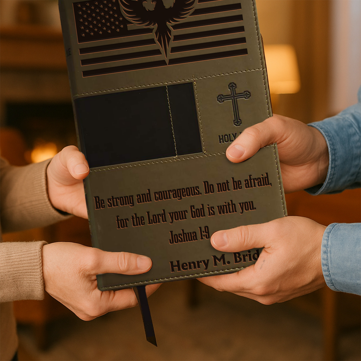 Personalized Engraved Bible, Personalized Name Engraving Gift for Church, Wedding, Baptism, Birthday