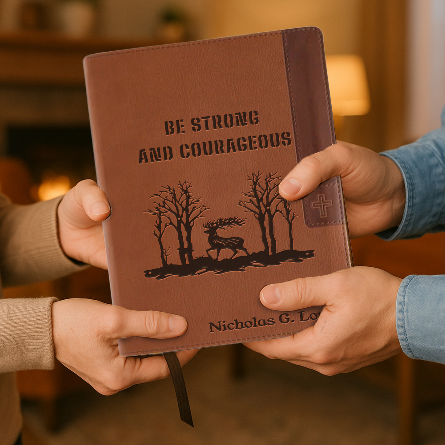 Personalized Engraved Bible, Personalized Name Engraving Gift for Church, Wedding, Baptism, Birthday