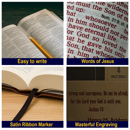 Personalized Engraved Bible, Personalized Name Engraving Gift for Church, Wedding, Baptism, Birthday