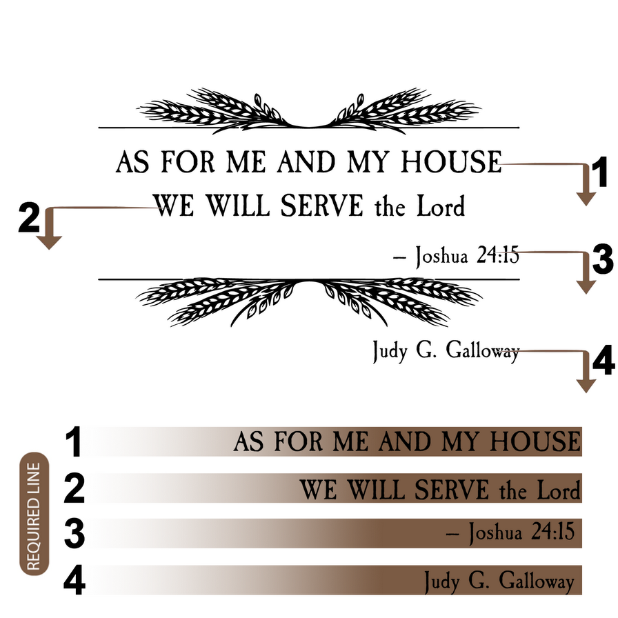 Custom Bamboo Cutting Boards with Bible Verse