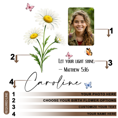 Personalized Photo Frame with Night Light – Custom LED Desk Display Anniversary Birthday Gift for Family, Mom, Dad, Grandma, Grandpa, Kids & Friends