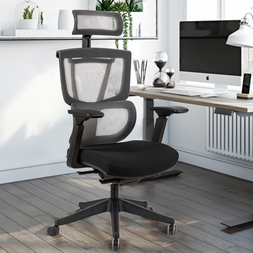 Ergonomic Mesh Office Chair with Adjustable Back, Headrest
