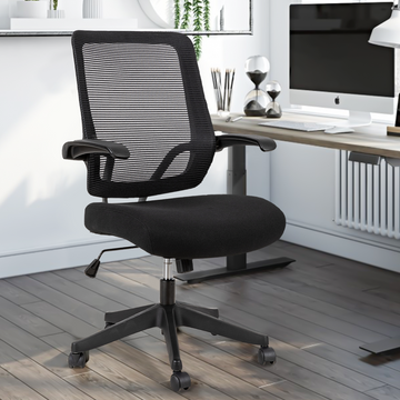 Ergonomic Mesh Office Chair With Filp-up Armrests