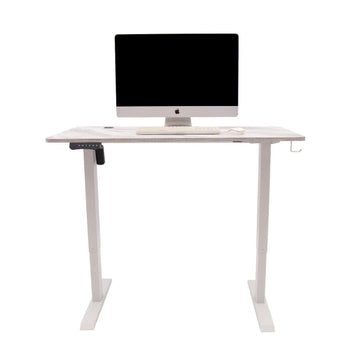 Electric Standing Desk-47x24 Inch-White
