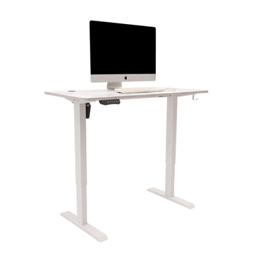 Electric Standing Desk-47x24 Inch-White