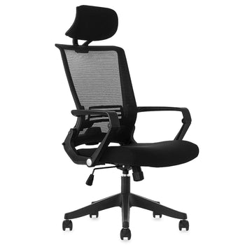 Foldable Mesh Office Chair- High Back with Headrest